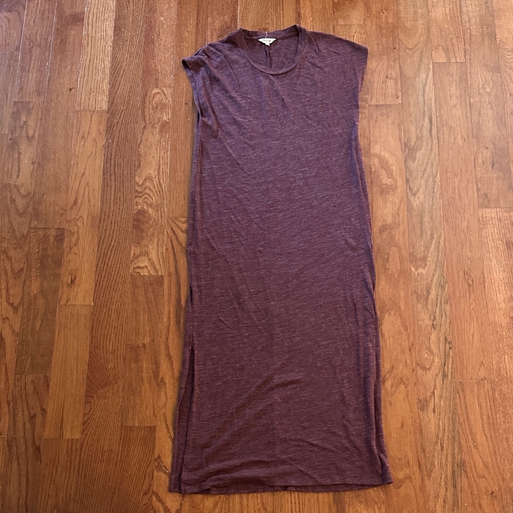 Madewell Heathered Purple Maxi Dress size small